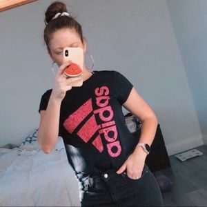 Wonder Girl Adidas Logo Tee